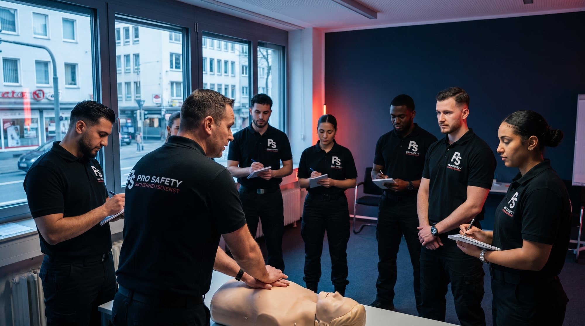 Schulung der Pro-Safety-Sicherheitskräfte